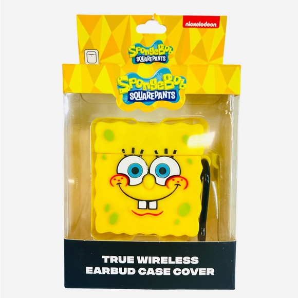Nickelodeon SpongeBob SquarePants True Wireless Case Cover AirPods Gen 1 & 2 - Picture 4 of 6